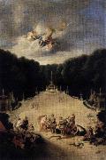 Jean Cotelle View of the Arch of Triumph Grove oil painting